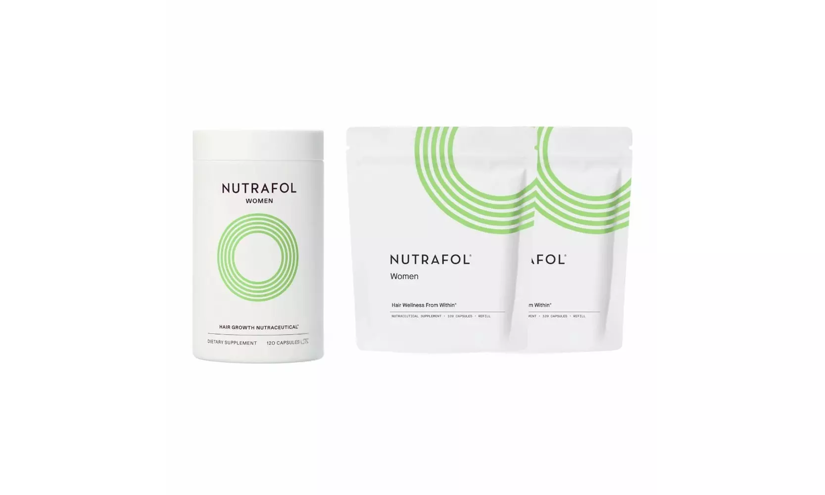 Nutrafol Women or Women's Balance Hair Growth Supplement for Thicker Fuller Hair