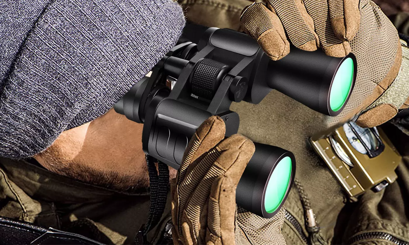 iMounTEK Portable Zoom Binoculars, FMC Lens Low Light Night Vision (8x24 Mag) - Primary Image