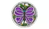 Purple Butterfly Garden Stepping Stone