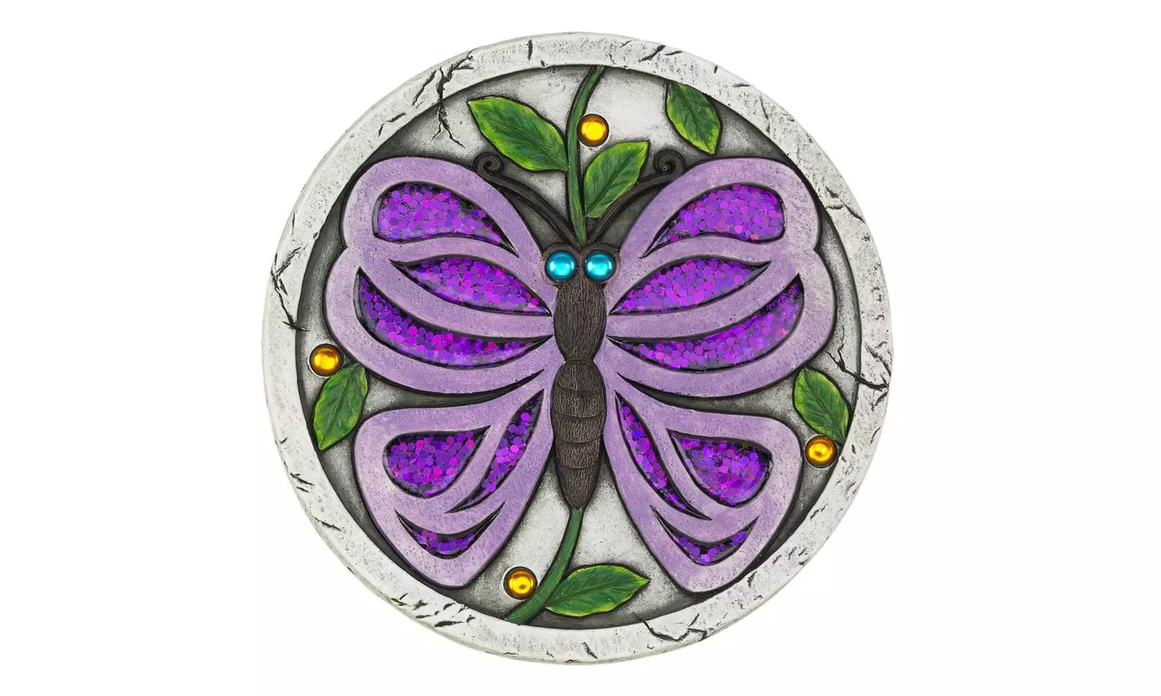 Purple Butterfly Garden Stepping Stone - Primary Image