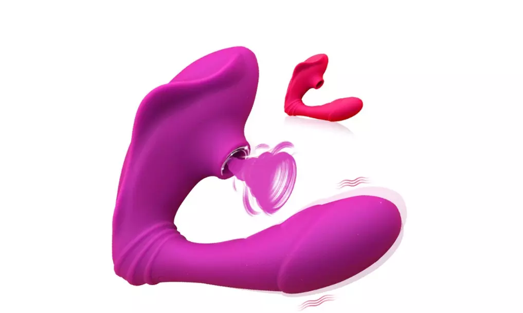 10 modes Dual Motors G-Spot Rabbit Clitoris Dildo USB Waterproof Vibrator - Primary Image