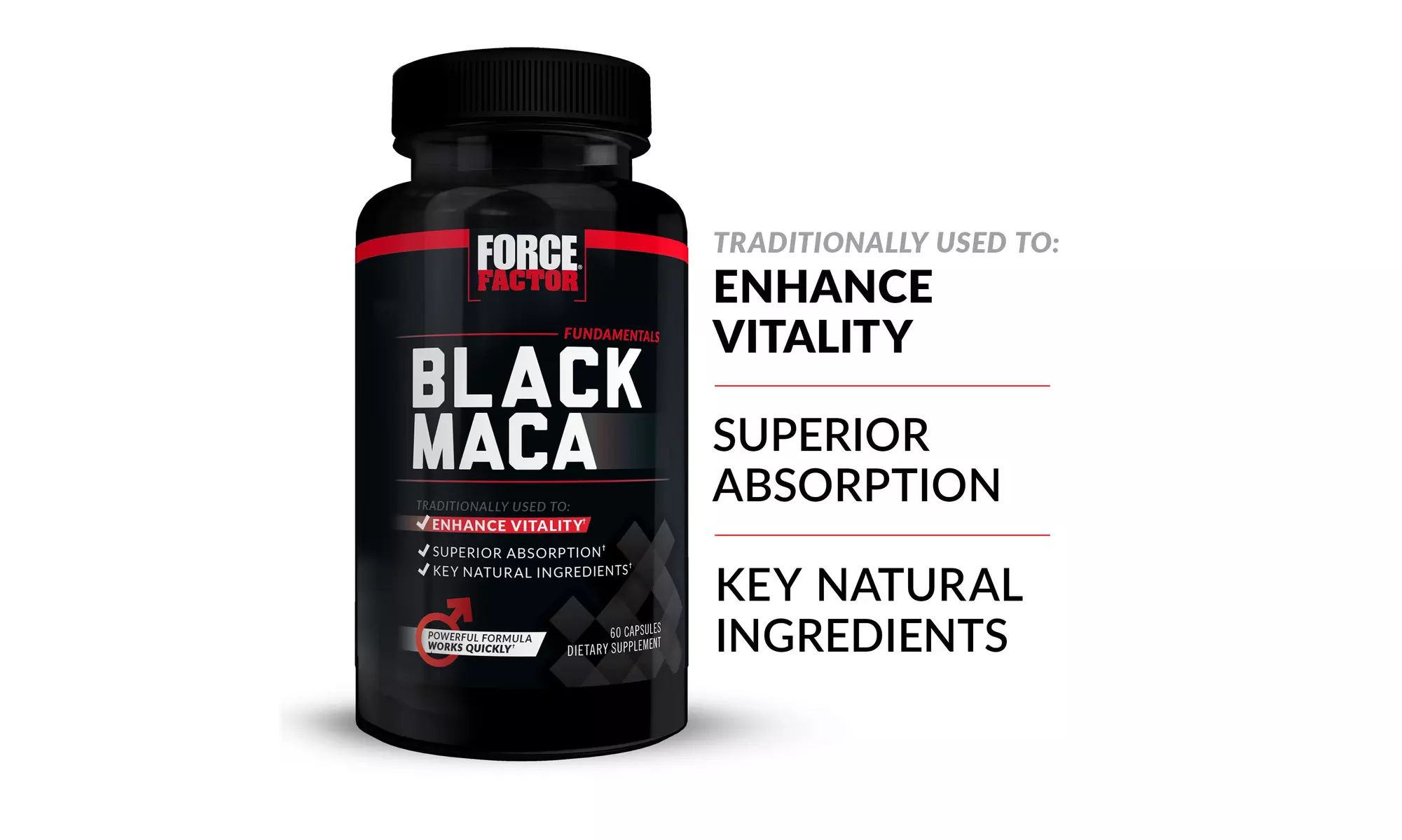 Force Factor Black Maca 1000 mg 
