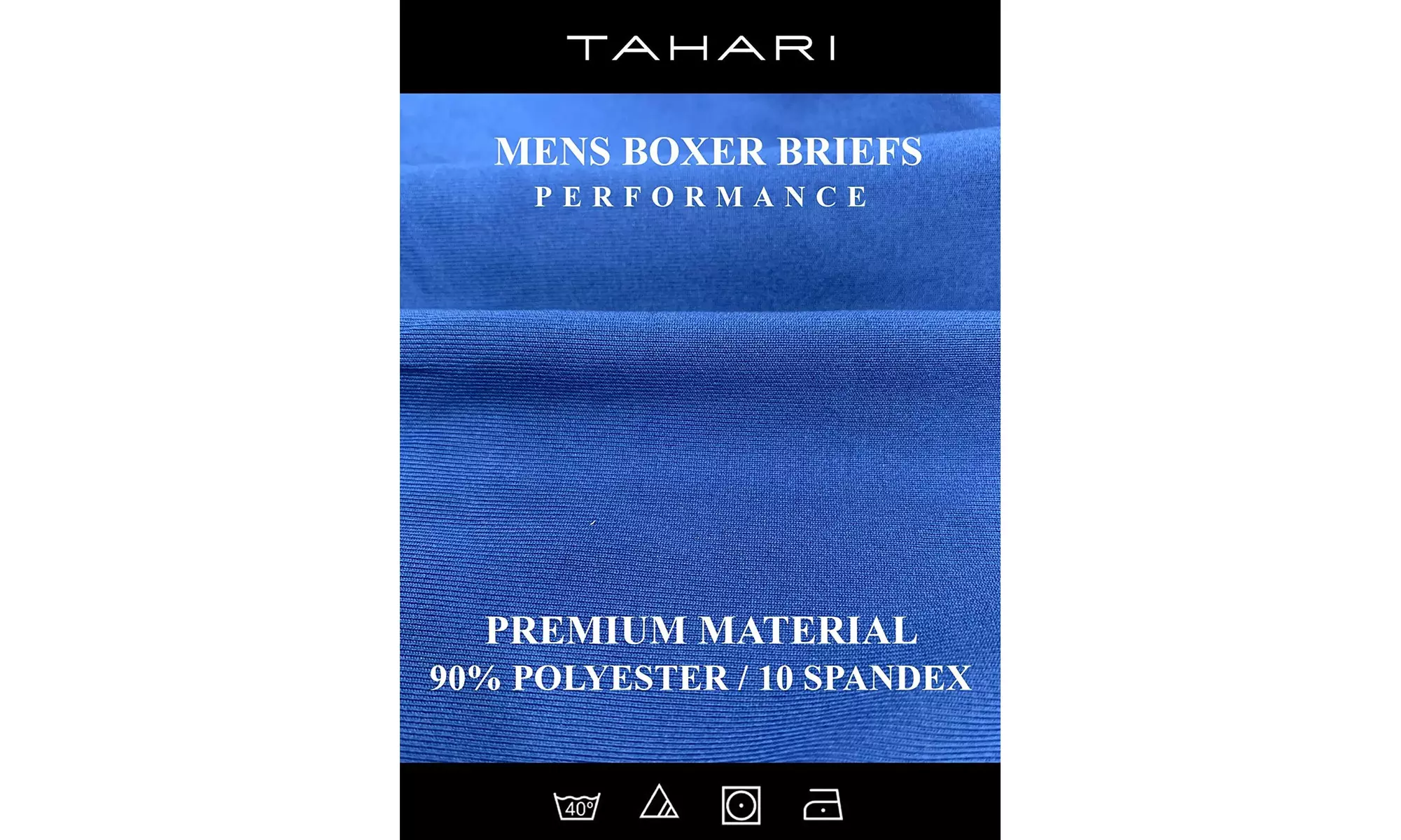 TAHARI Men's Boxer Briefs- Performance or Cotton Stretch Premium (6-Pack)