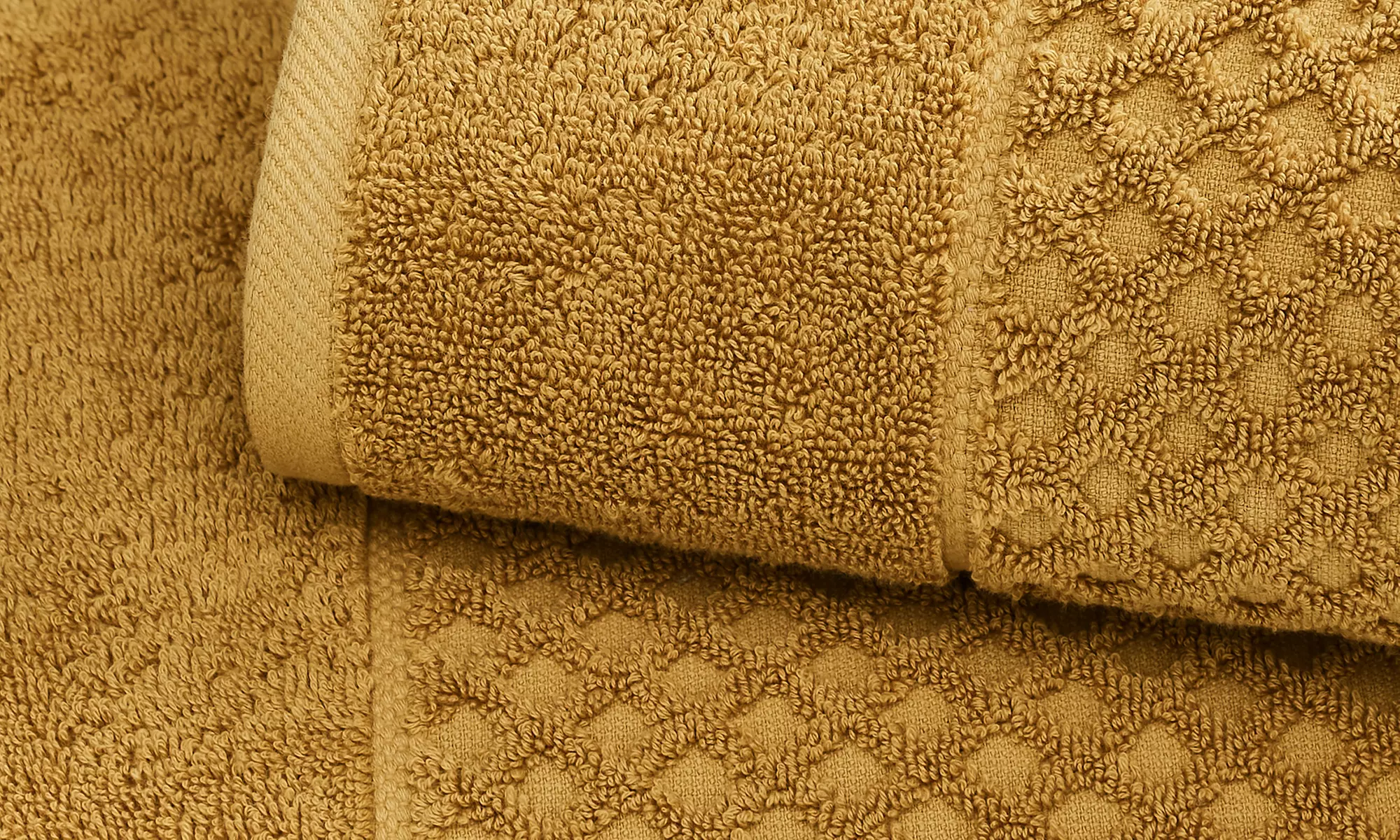 Ultra-Soft 100% Cotton Diamond Waffle Bath Towels