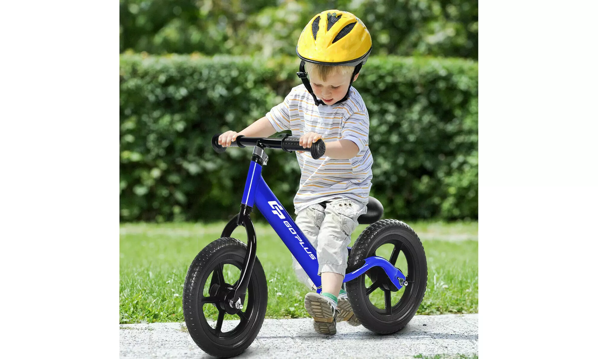Costway 12" Balance Bike Kids No-Pedal Learn To Ride Pre Bike w/ Adjustable Seat - Primary Image