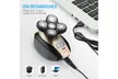 4D Rotary Electric Shaver 5 In 1 Rechargeable Bald Head Shaver Beard Trimmer  - Second Medium