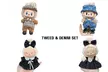 Labubu Doll Clothes 4 Pack Set - Fits Popmart Plush, Outfits Only (No Doll) - Second Medium