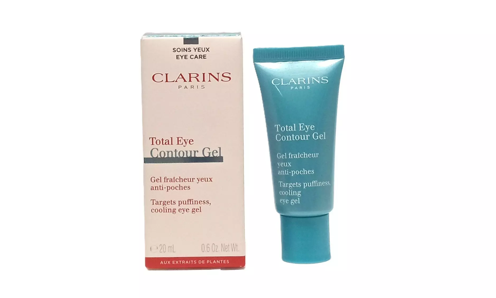 Clarins Total Eye Contour Gel Cooling Gel for Hydrating and Depuffing