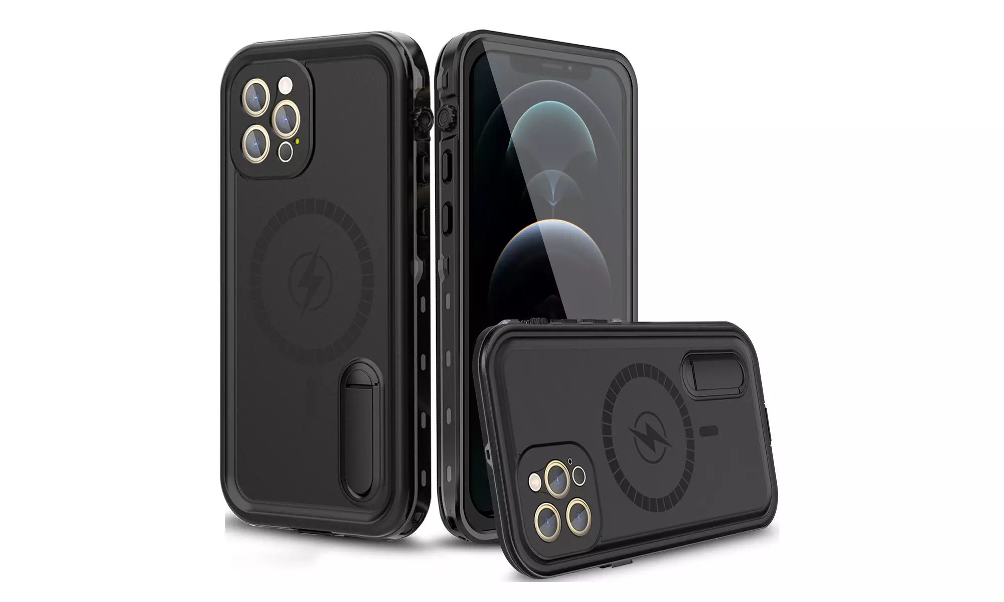 RedPepper Waterproof IP68  Mag Case Full Cover For iPhone 12/12 Pro Max/12 Pro - Primary Image
