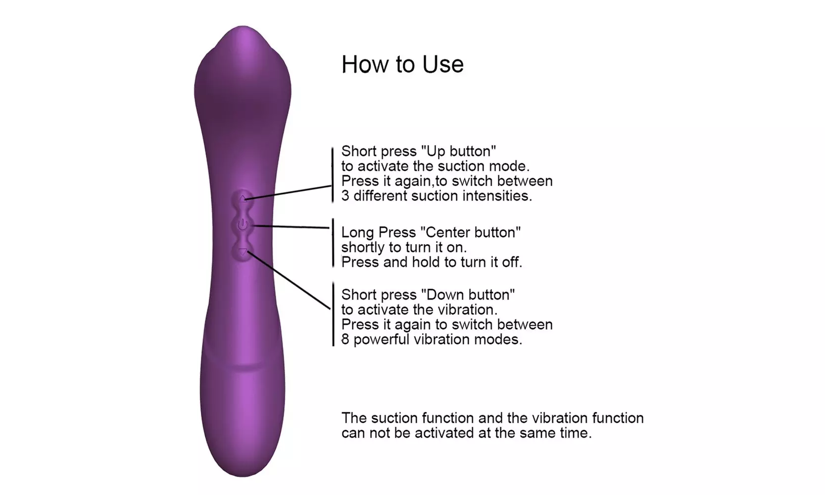  Clitoral Sucking Vibrator, G Spot Clit Dildo Vibrators with Suction Couples  - Primary Image