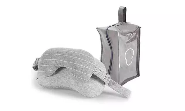 2-in-1 Neck Pillow with Eye Mask - Second Medium