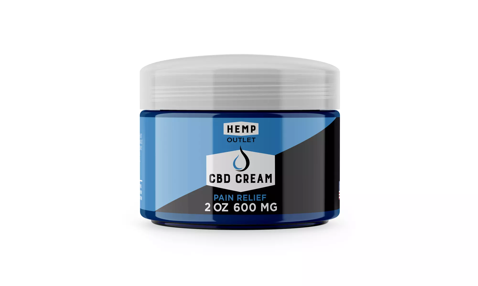 CBD Pain Relief Cream by Hemp Outlet USA - Developed by Doctors - Primary Image