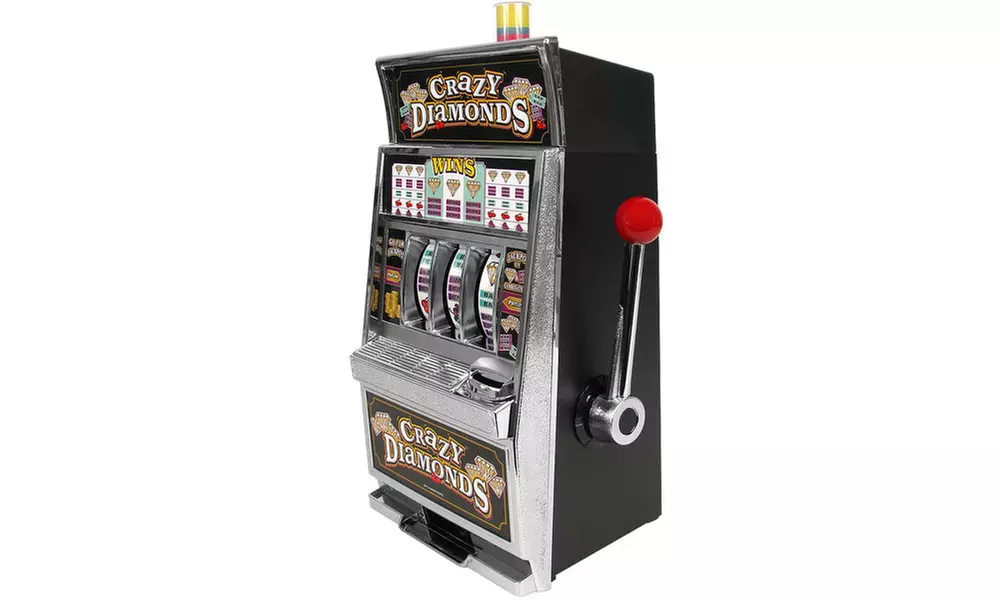 Crazy Diamonds Slot Machine Bank - Authentic Replication - Second Medium