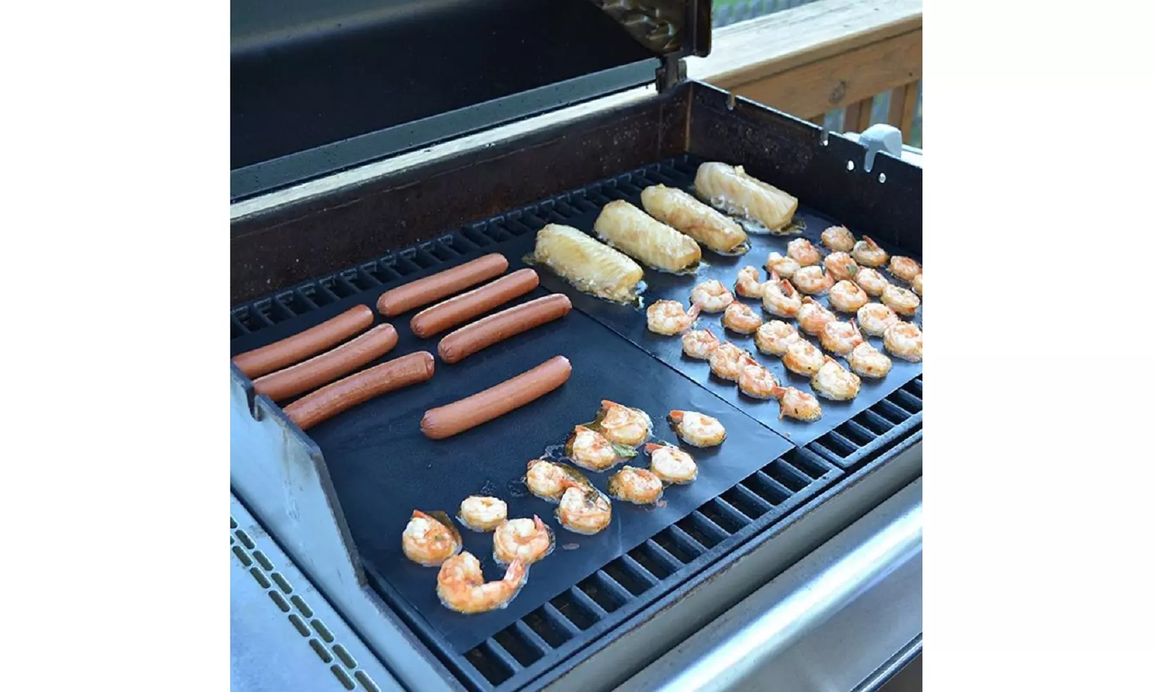  Waloo JUMBO Non-Stick BBQ Grill Mat, Oven Liner & Baking Sheet(2, 4 or 6 Pack) 