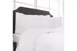 White King Size Quilted Bedspread Elegant Ruffle Hypoallergenic 3 Piece  - Second Medium