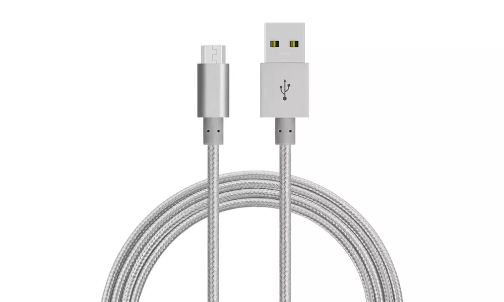 Trendy Techs 3-Ft Braided Micro USB Cable (1-, 2- or 3-Pack)