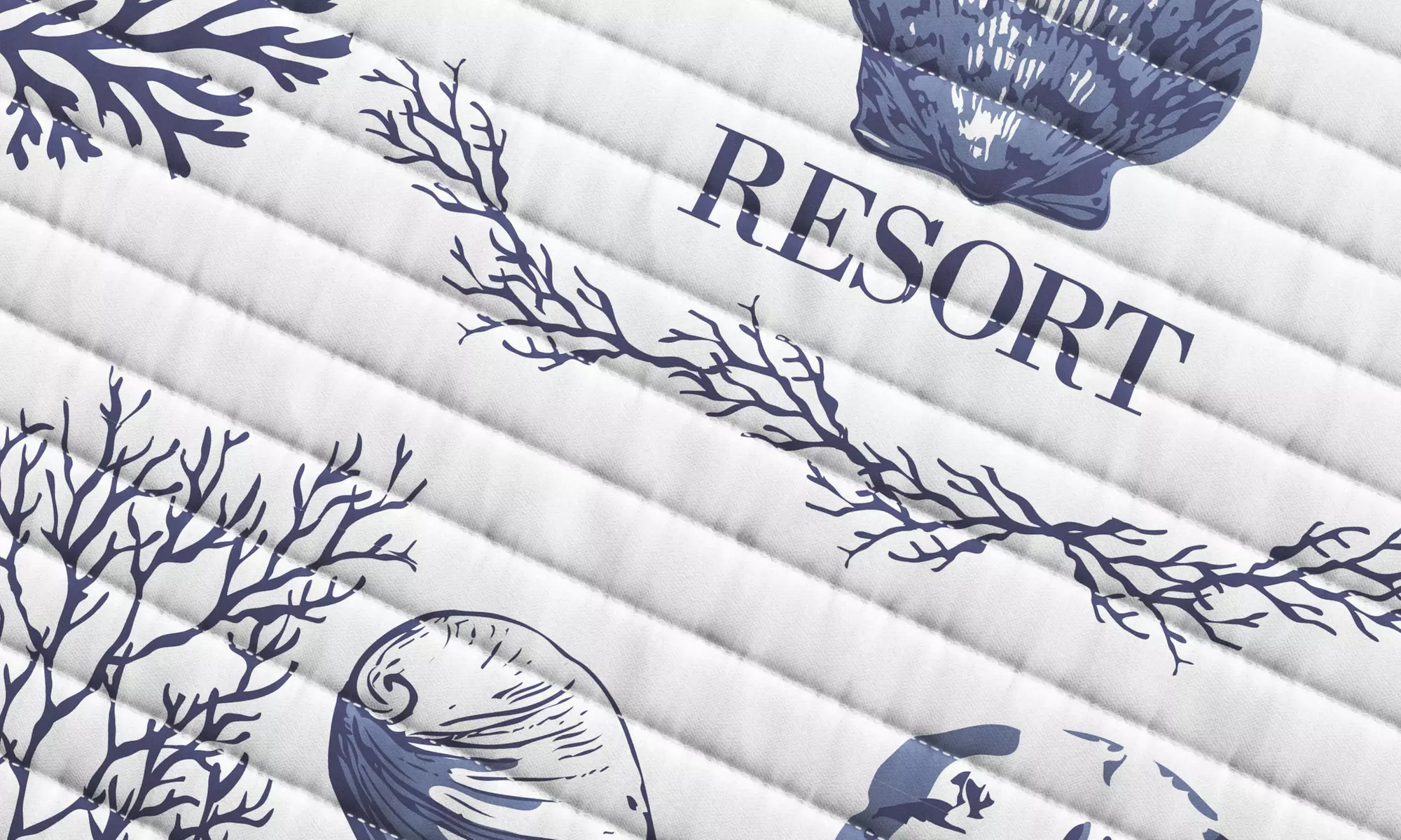 Reversible Coastal Cotton Quilt Set (2- or 3-Piece)