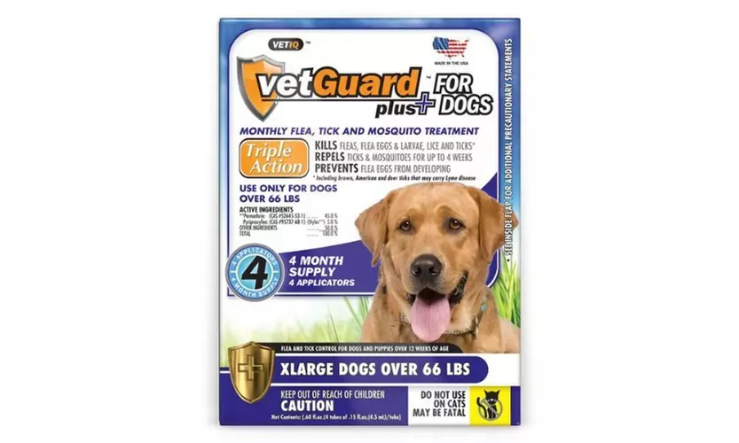 VetGuard Plus For Dogs XLarge over 66 LBS - 4 Month Supply - Primary Image