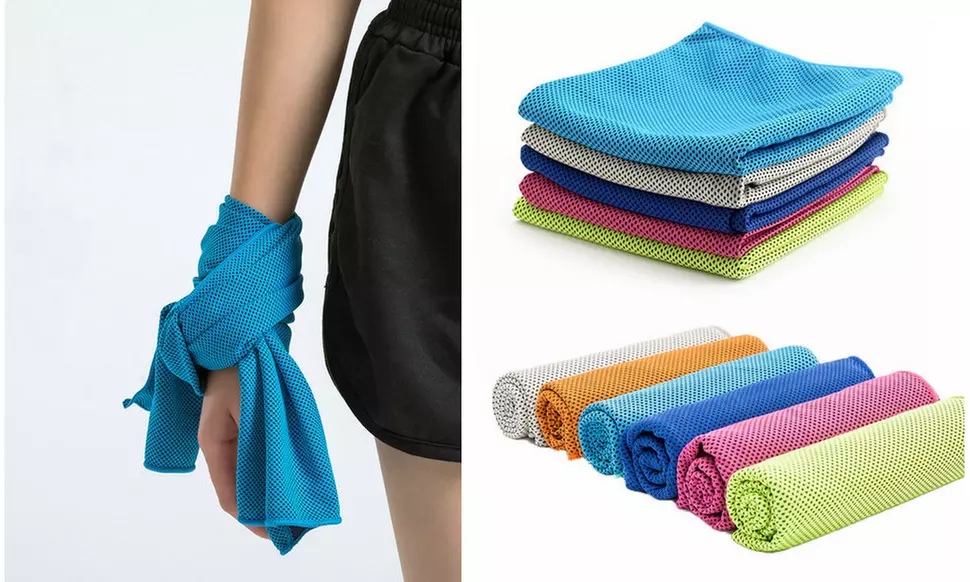 4-Pack Yoga Sport Gym Cooling Towel 40"x 12"