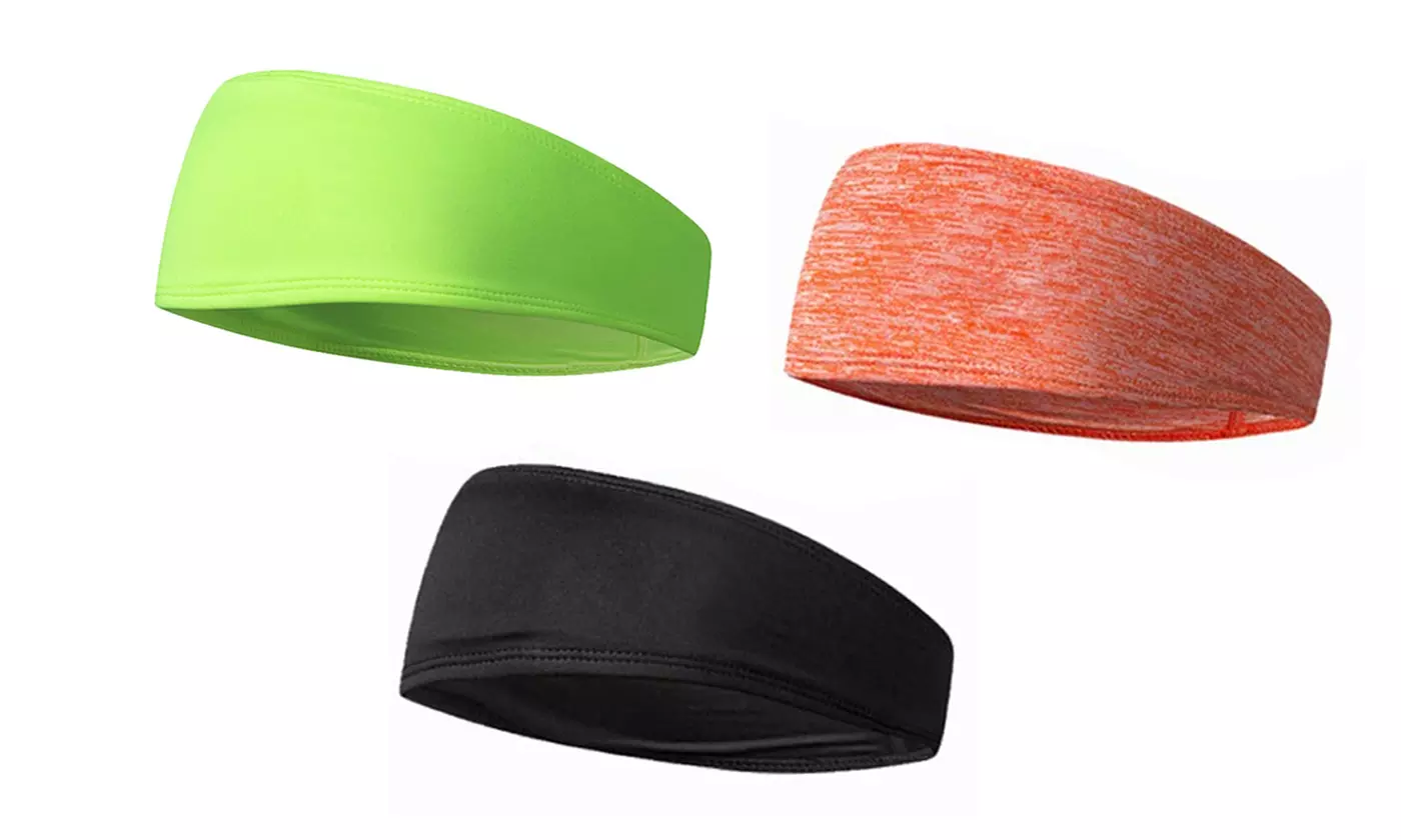 Workout Headbands for Women Men Sport Yoga Moisture Wicking Sweatbands
