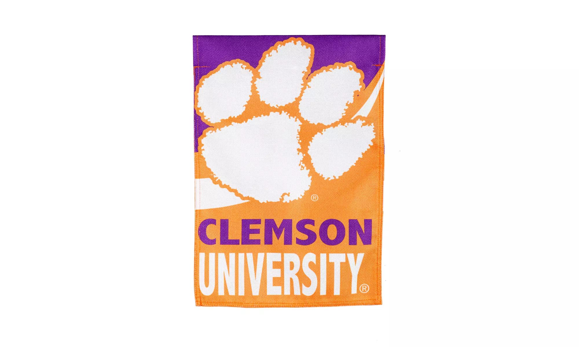 Evergreen Flag, DS New Burlap, Garden, Clemson University - Primary Image