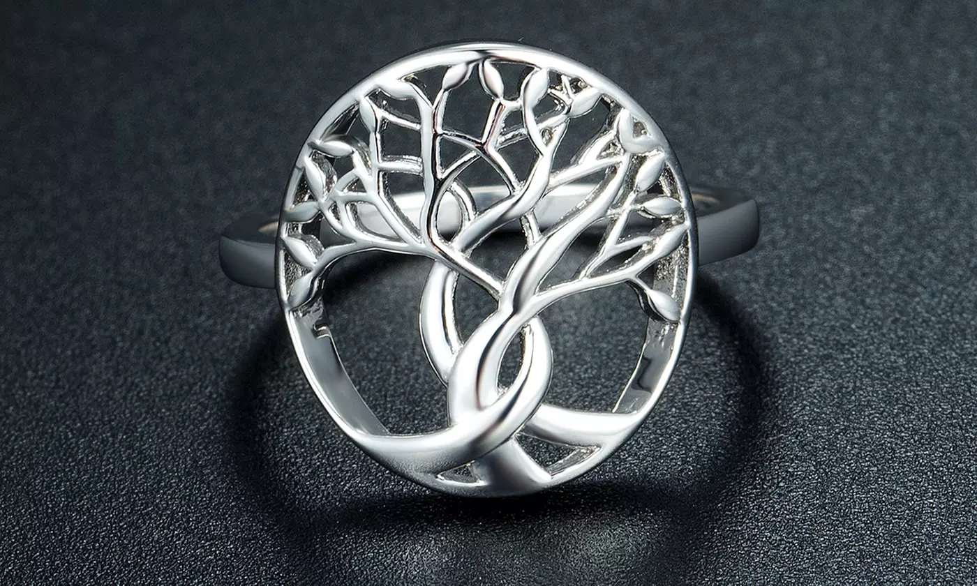 Women's Tree Of Life Ring By Euphir - Second Medium