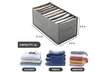 3 Pack Closet Organizers and Storage Storage Boxes for Clothes Jeans Sweater - Second Medium