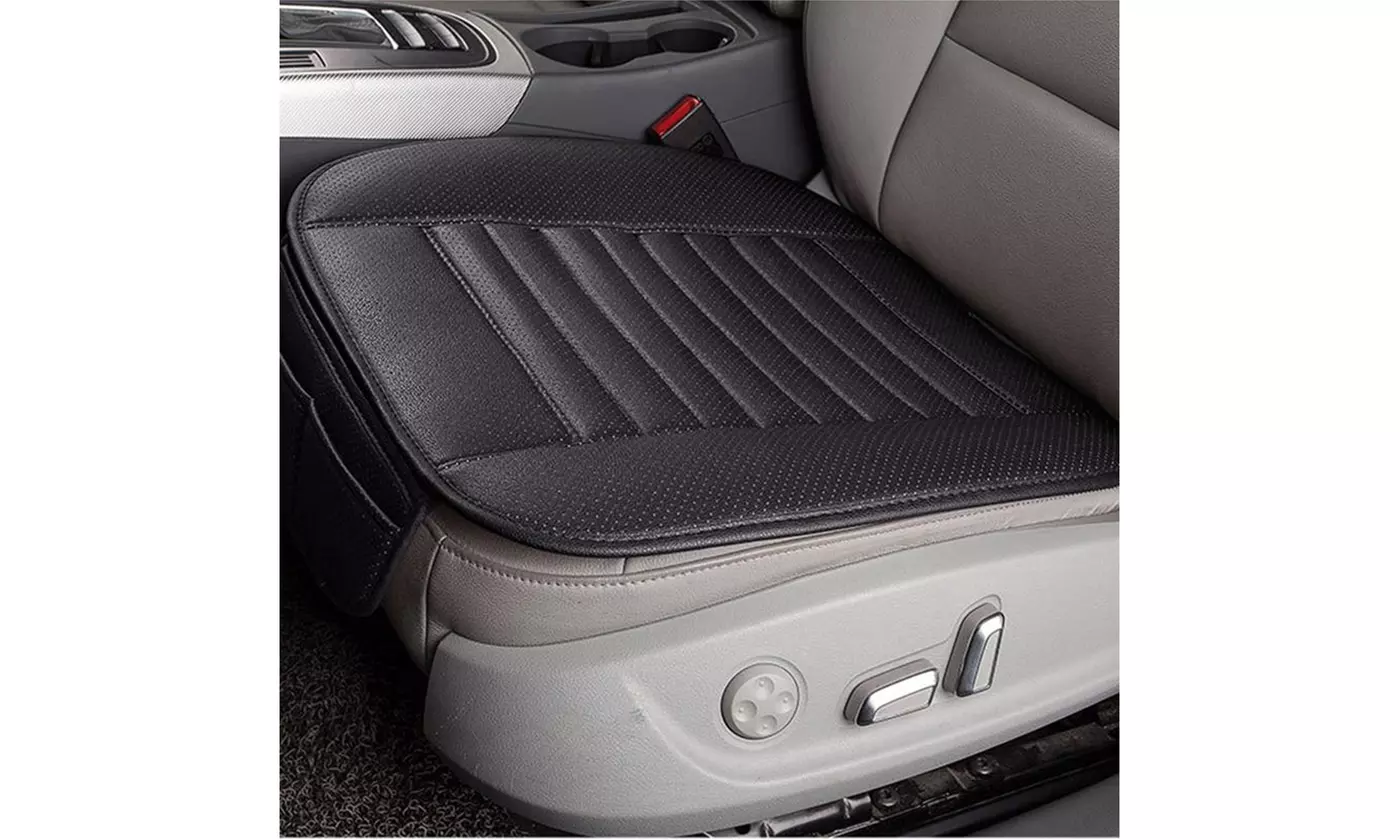 PU Leather Breathable Car Interior Front Seat Cover Cushion Pad Mat