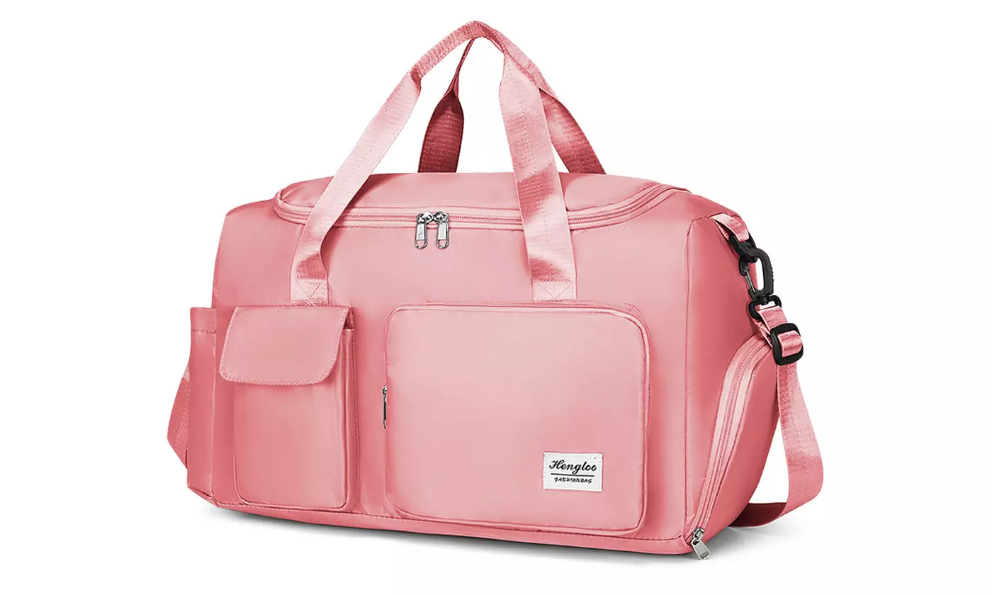 Multi-Functional Duffel Bag Lightweight Expandable Travel Bag With Wheels