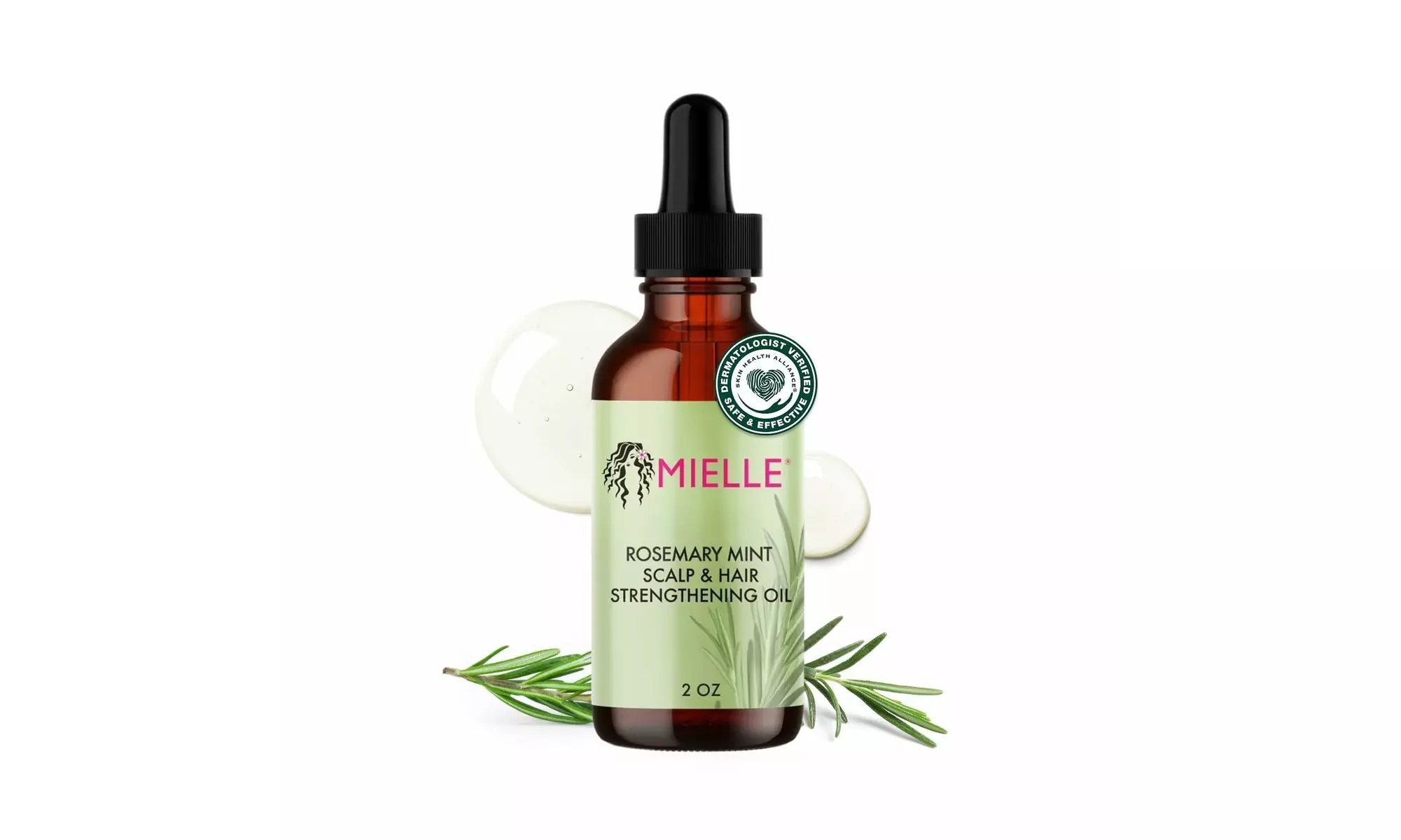 Mielle Organics Rosemary Mint Scalp & Hair Strengthening Oil for All Hair Types