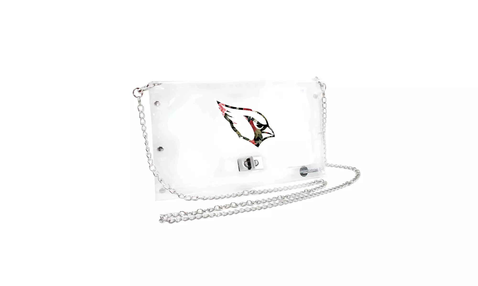 Little Earth NFL Clear Stadium Approved Floral Envelope Purse - Primary Image