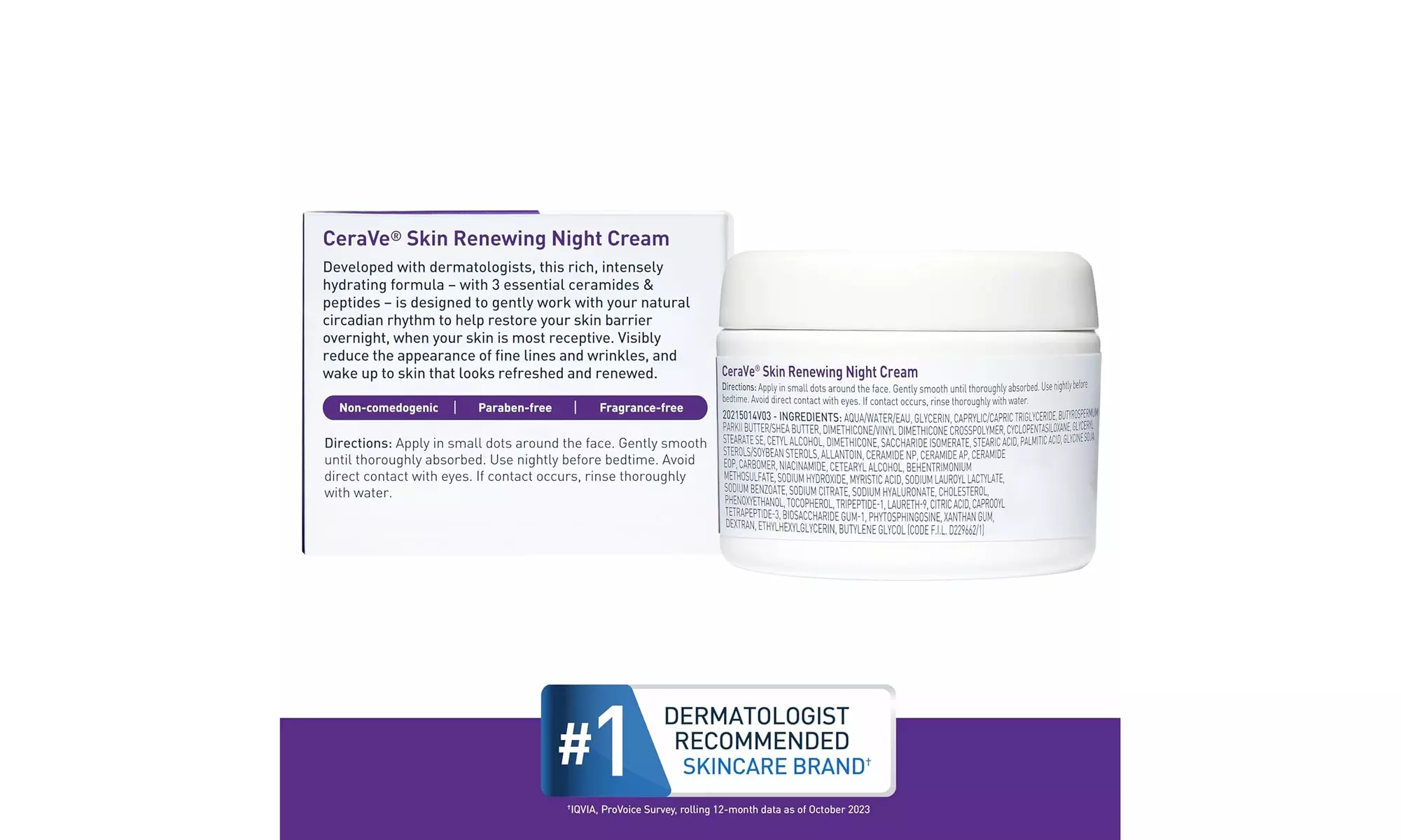 CeraVe Daily Skincare: AM, PM, and Night Cream Facial Lotions 2-Pack