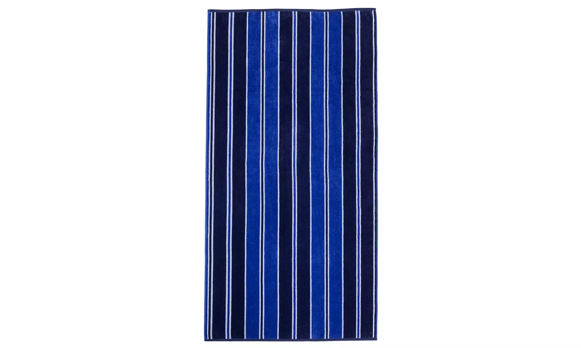 Superior Ultra Absorbent Aqua Stripes Oversized Cotton Beach Towel - Primary Image