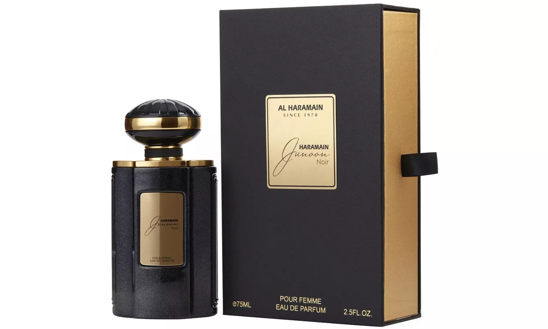 Al Haramain Junoon Noir 2.5 OZ 75 ML EDP For Women - Primary Image