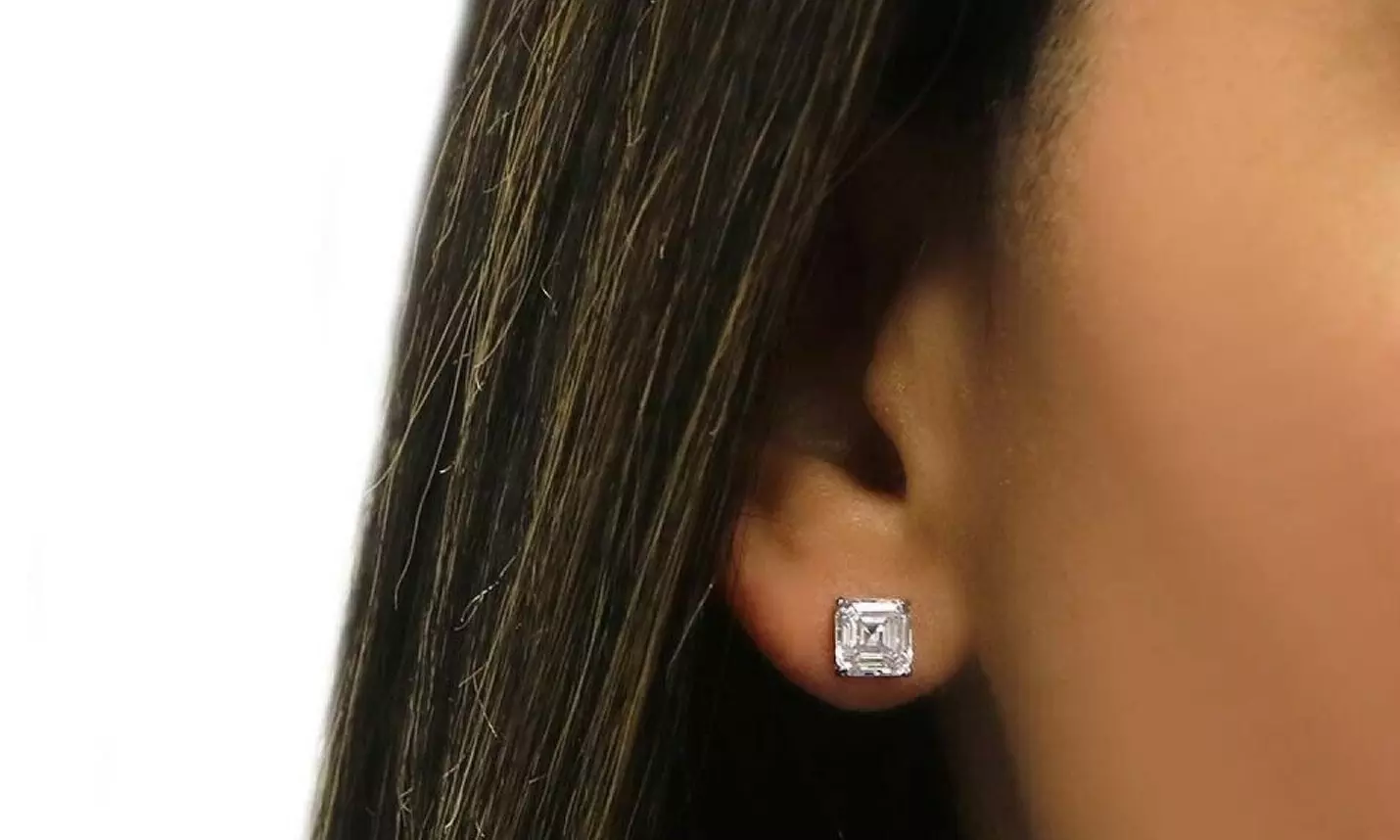 925 Sterling Silver Crystal Stud Earrings Made With Swarovski - Multiple Options