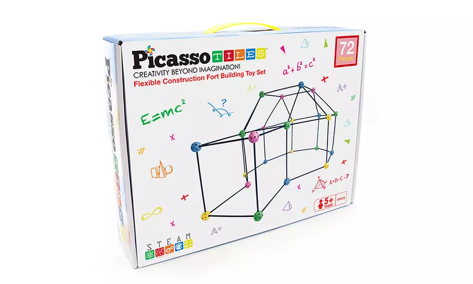 72 Piece Fort Building Kit - Second Medium