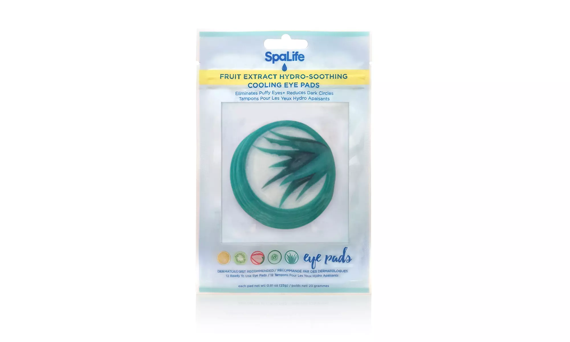 Spa Life Fruit Veggie Hydro Soothing Cooling Eye Pad 12 Treatments - Second Medium