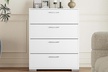 Costway 4 or 6 Drawer Storage Cabinet with Metal Legs and Handles - Second Medium