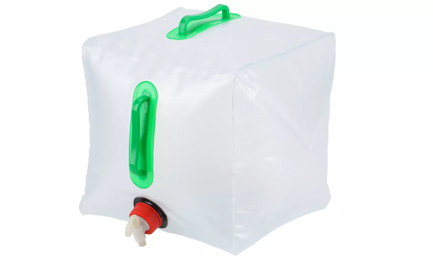 Camping Collapsible Water Container Water Storage Cube with Spigot - Second Medium