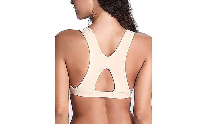 post surgery front closure sports bra