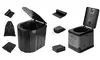 LakeForest Portable Foldable Camping Toilet with Lid for Travel and Outdoors
