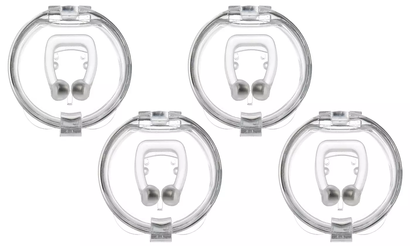 iMounTEK Magnetic Anti-Snoring Nose Clips Comfortable Snore Stop Aid (4-Pack)