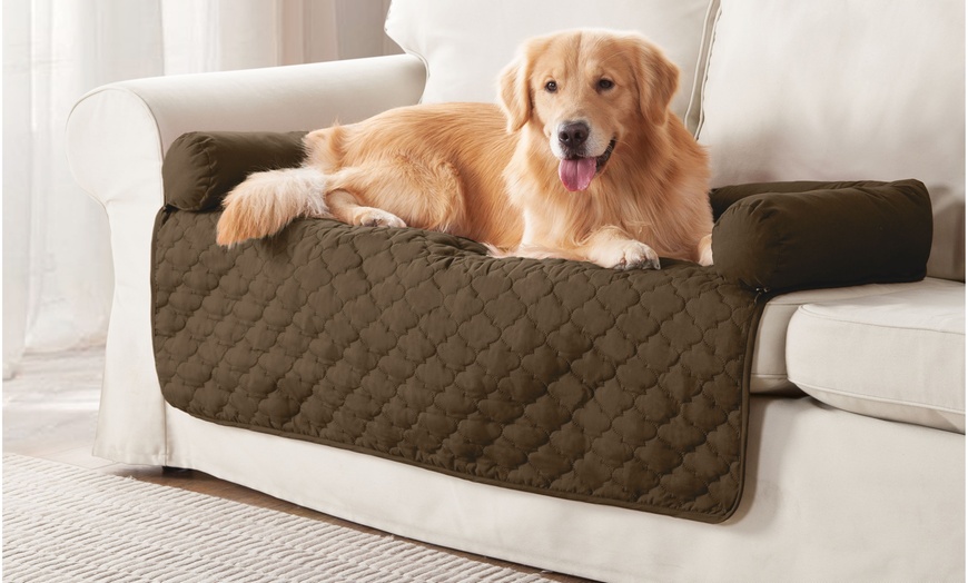 Ultimate Reversible Waterproof Quilted Pet Bed Furniture Cover For Dogs   C870x524 