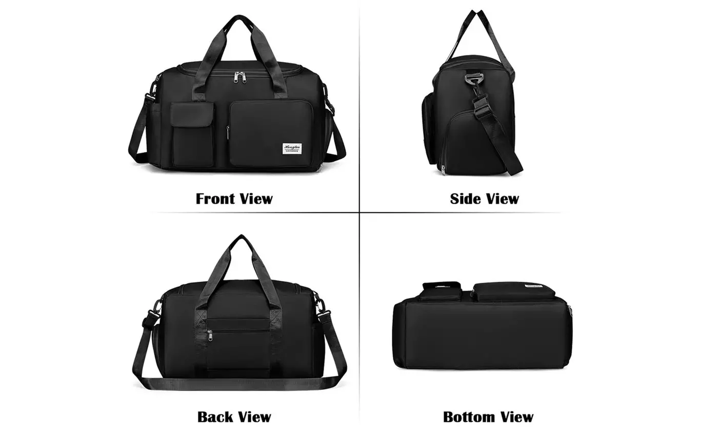 Multi-Functional Duffel Bag Lightweight Expandable Travel Bag With Wheels
