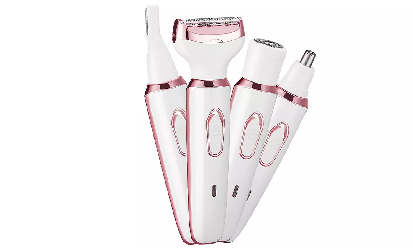 iMounTEK Women's 4-In-1 Electric Shaver Cordless Hair Trimmer Razors for Shaving