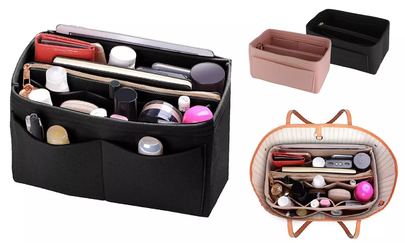Felt Insert Organizer Bag Travel Handbag Inner Purse Cosmetic Bags For Neverfull - Primary Image