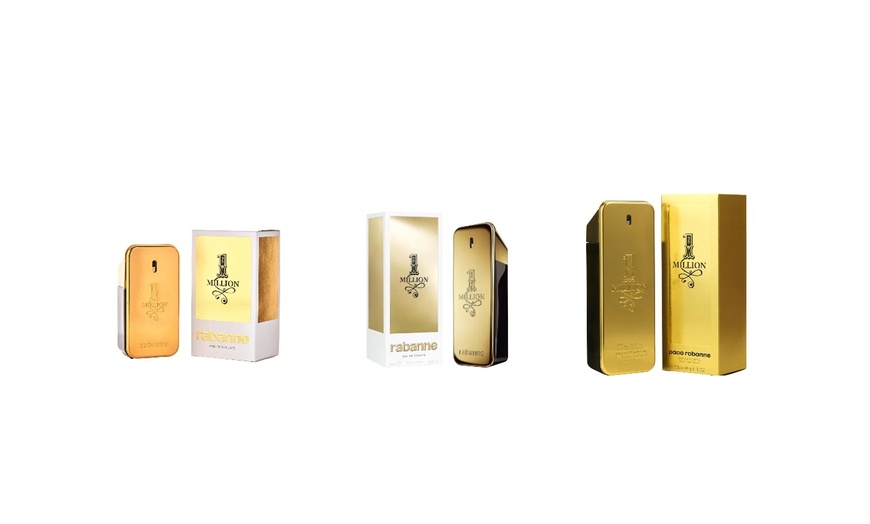 Image 1: Paco Rabanne One Million Eau de Toilette for Men (Multiple Sizes)