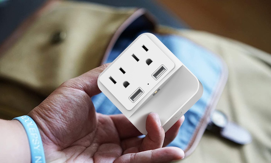 Up To 67% Off on 2 Wall Outlets with 2 USB Por... | Groupon Goods