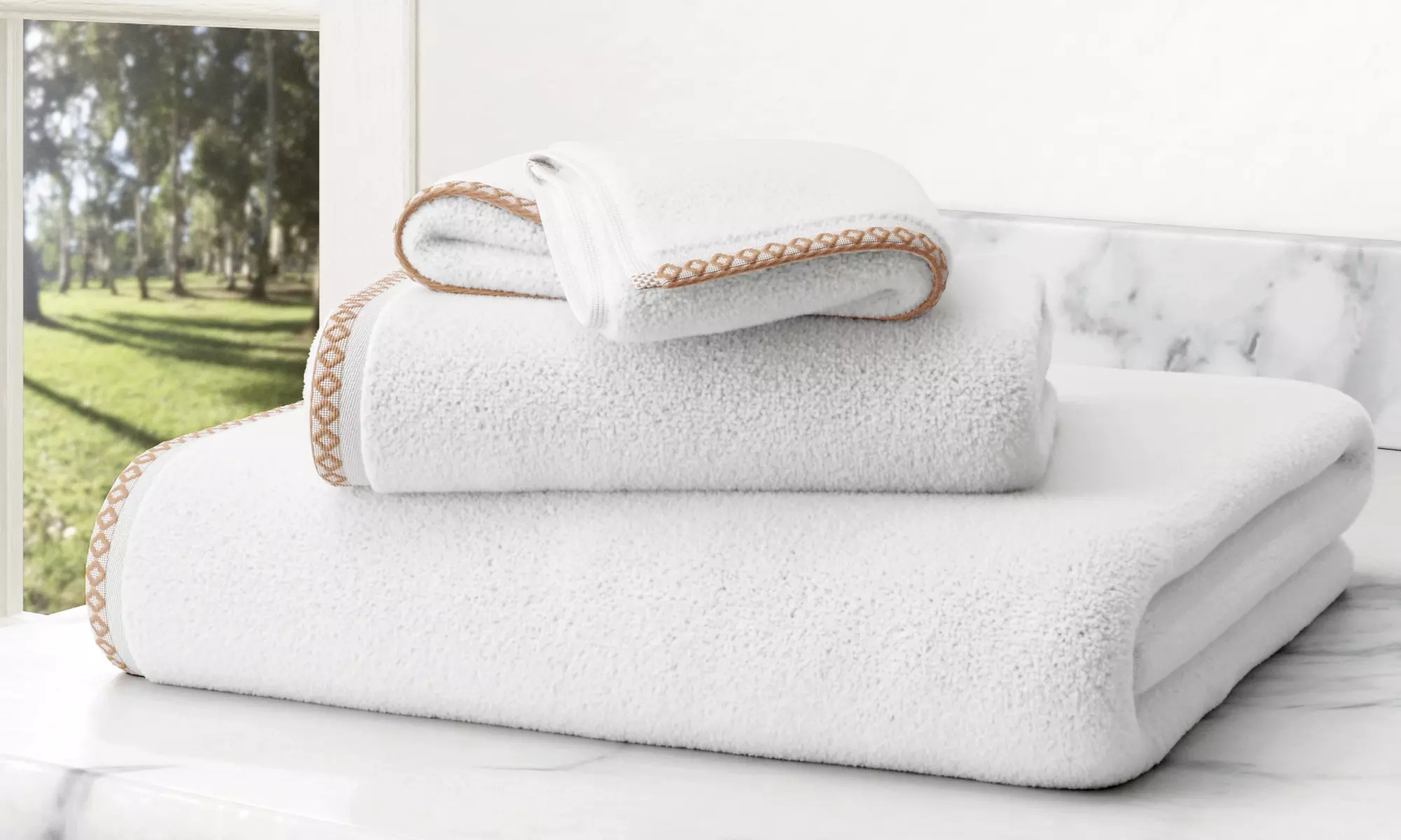 Boho-Inspired Quick-Dry Cotton Towels