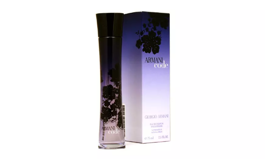 Armani code fashion purple